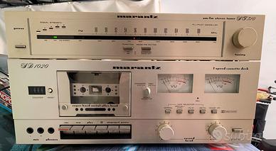 Piastra marantz SD 1020 e  sontonizzatore SF 310