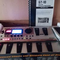 Pedaliera per chitarra elettrica Boss GT-10