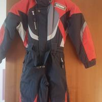 tuta sci neve 8-10 anni slim