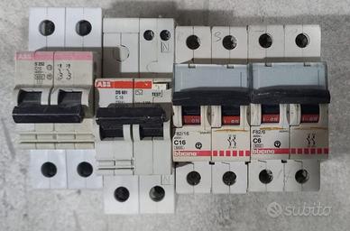 INTERRUTTORI MAGNETOTERMICI ABB E B-TICINO