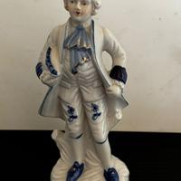 Coppia statuette vintage porcellana di Capodimonte