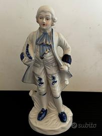 Coppia statuette vintage porcellana di Capodimonte