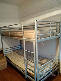 Letto a castello metallo