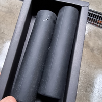 Manopole nere gomma bici