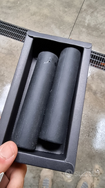 Manopole nere gomma bici