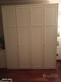 armadio più 2 comodini cassettiera e specchio