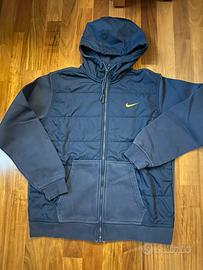 Felpa zip con cappuccio uomo nike