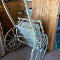 Carretto in legno anni 50