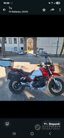 perfetta guzzi v85tt  anno 2021 tris valige 