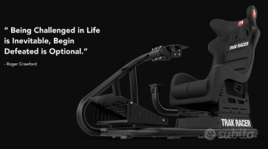 Postazione TRACK RACER RS6 Mach 2+Sedile+Accessori