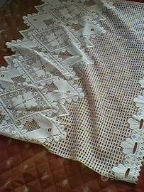 Tendine Jacquard NUOVE+centrini+tovaglia+tovagliol