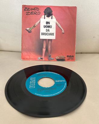Vinile Renato Zero -Un Uomo da bruciare/Madame ‘76