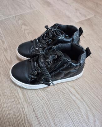 Scarpe Sneakers Alte Bimba Chicco Nere n 27