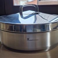 WMF Casseruola bassa da portata con coperchio