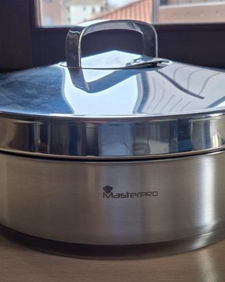 WMF Casseruola bassa da portata con coperchio