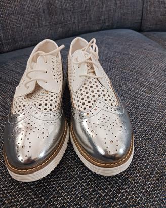 scarpe francesine donna nuove 