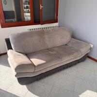 Divano per 3 persone, grigio, usato 2 mesi