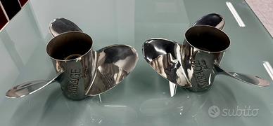 Coppia Eliche Mercury passo 21 inox