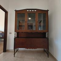 Mobile credenza con vetrina anni ’50/’60 in legno 