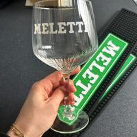Set 6 calici MELETTI con coppia tappetini compresi