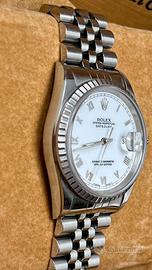 Rolex DateJust 16220 Dial Bianco Num. Romani