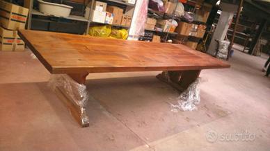 TAVOLO MONUMENTALE CASTAGNO 3,45 metri