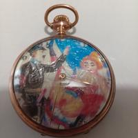 Orologio Da Taschino Erotico Antico 