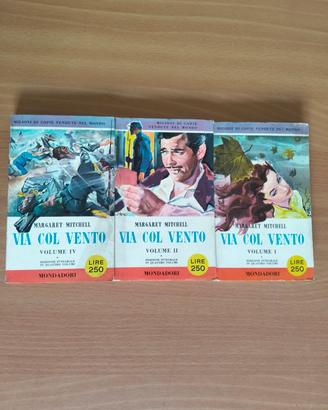 lotto 3 libri vintage Margaret Mitchell anni 50