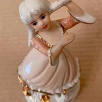 Statuina Porcellana Bambina Bavarese Capodimonte