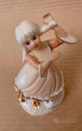 Statuina Porcellana Bambina Bavarese Capodimonte