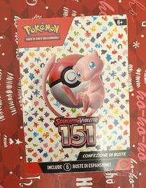 Pokemon 151 Box sei bustine ITA Sealed