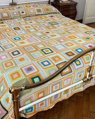 COPERTA MATRIMONIALE UNCINETTO