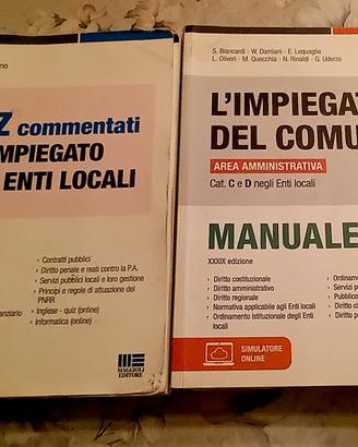 Manuale e Quiz L'impiegato del Comune  Enti locali