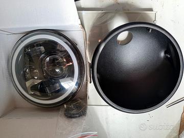 faro led moto 7 pollici