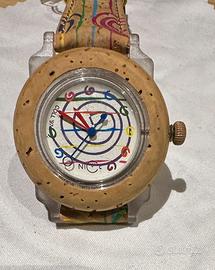 Orologio NICE connection in sughero, NUOVO