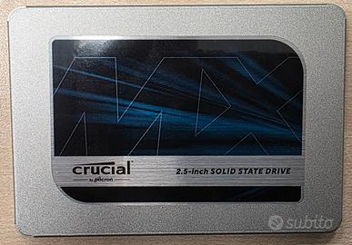 SSD Crucial MX500 1TB - Solo 1000 ore lavoro -