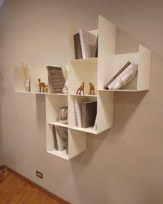 libreria sospesa componibile 
