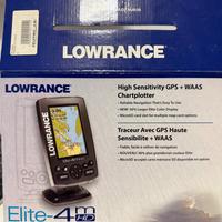 Lowrance gps 4 hd con scheda navionics mediterran