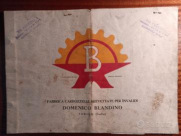 BLANDINO Carrozzelle - catalogo 1956