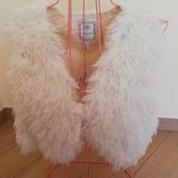 Gilet Pelo Lungo Taglia M. Undercolors of Benetton