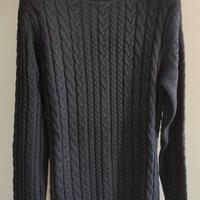 Maglione NUOVO Dolcevita Blu