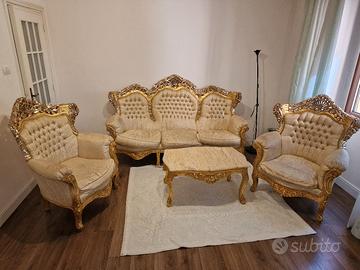 divano salotto stile barocco