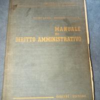 libro antico manuale e diritto amministrativo 