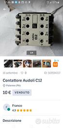 contattore Audoli C12 con bobina 380V