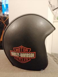 casco Harley Davidson in pelle 