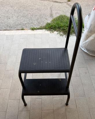 Scaletta/sgabello/corrimano 2 grad, antracite