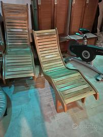 Chaiselongue legno