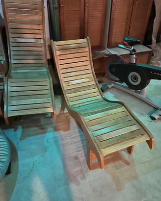 Chaiselongue legno