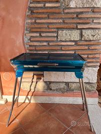 barbecue acciao inox portatile nuovo