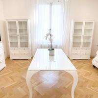 Tavolo pranzo vetro temperato allungabile moderno